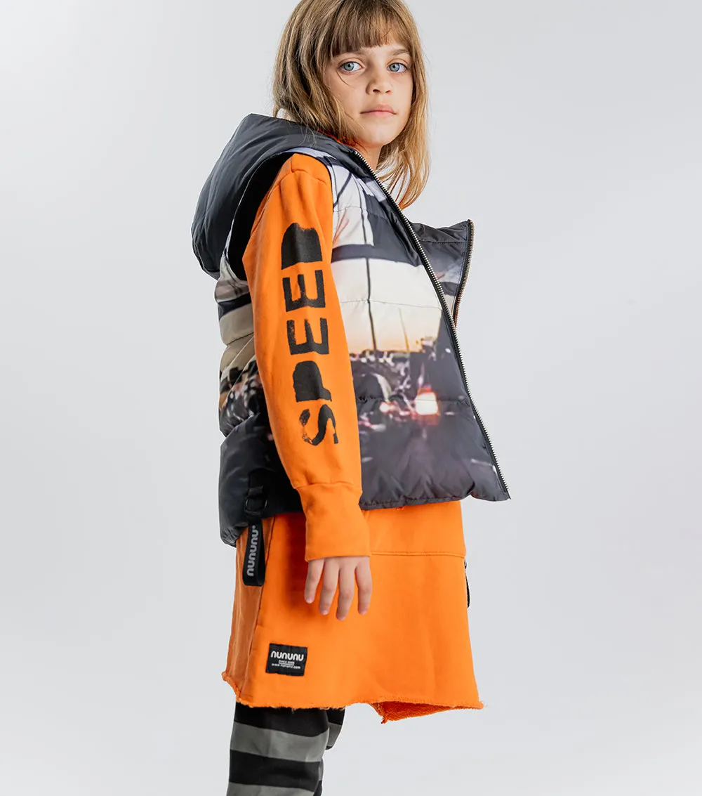 on the go hooded a dress
