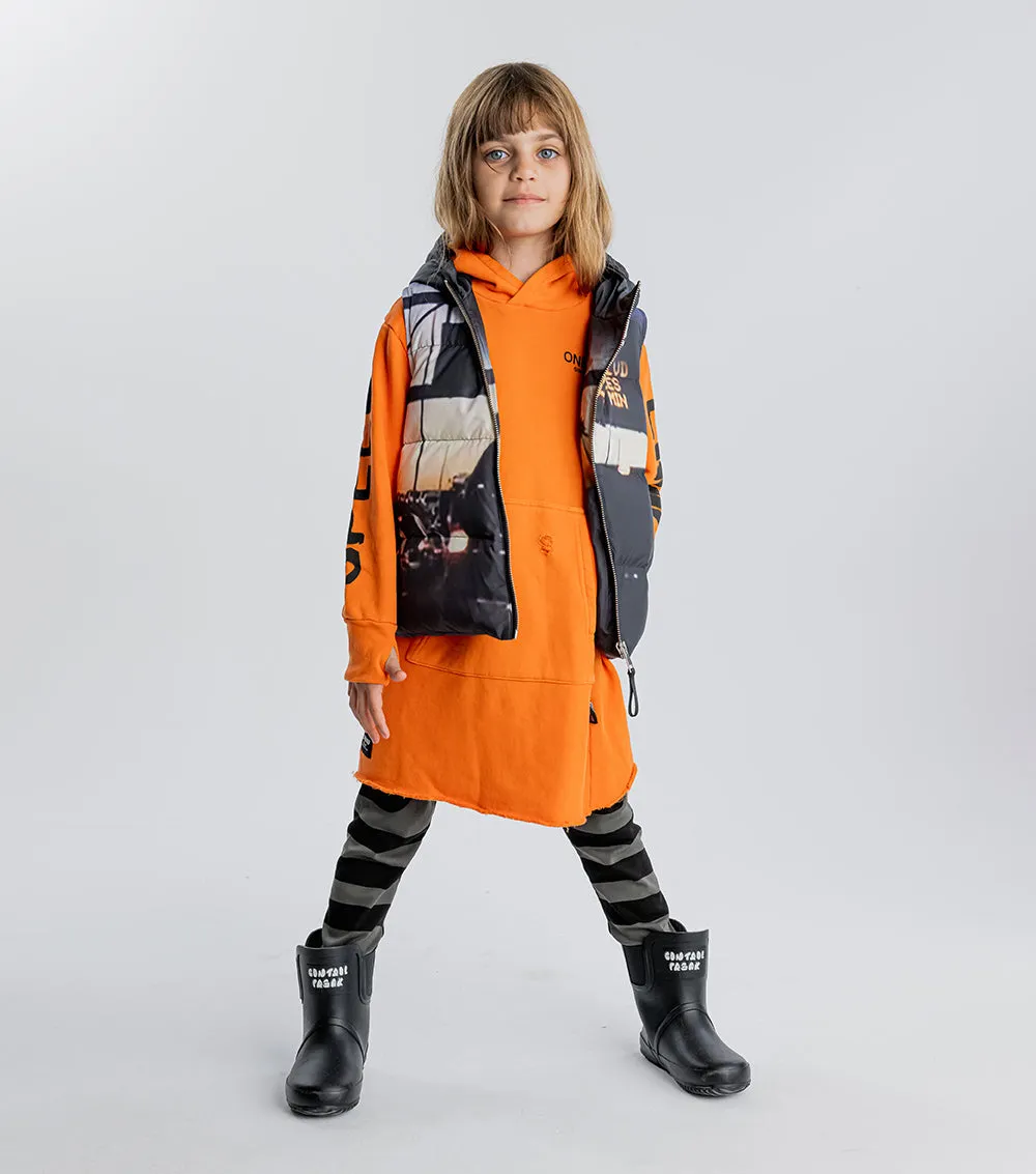 on the go hooded a dress