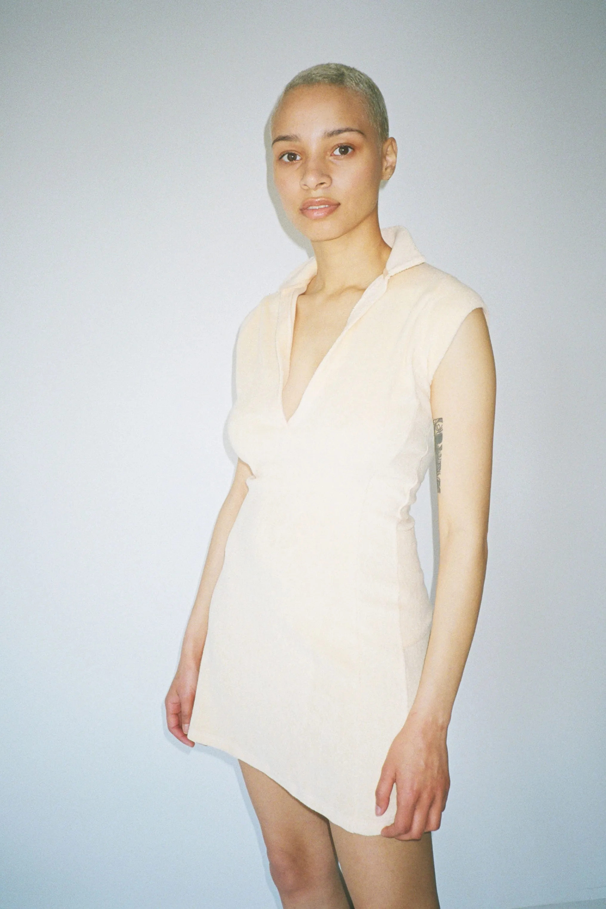 Peach Coco Terry Tennis Dress
