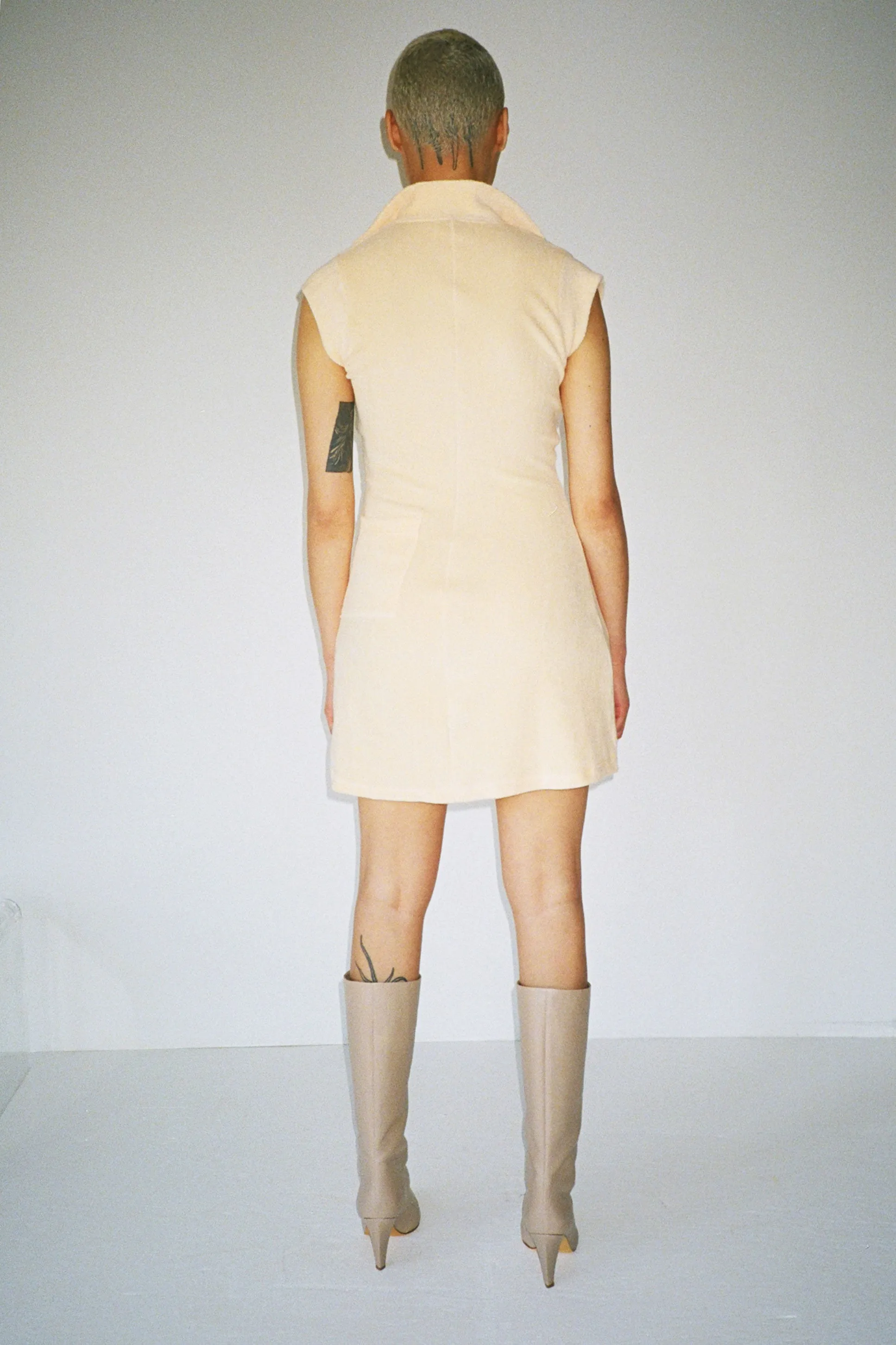 Peach Coco Terry Tennis Dress