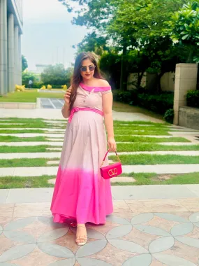 PINK OMBRE DRESS