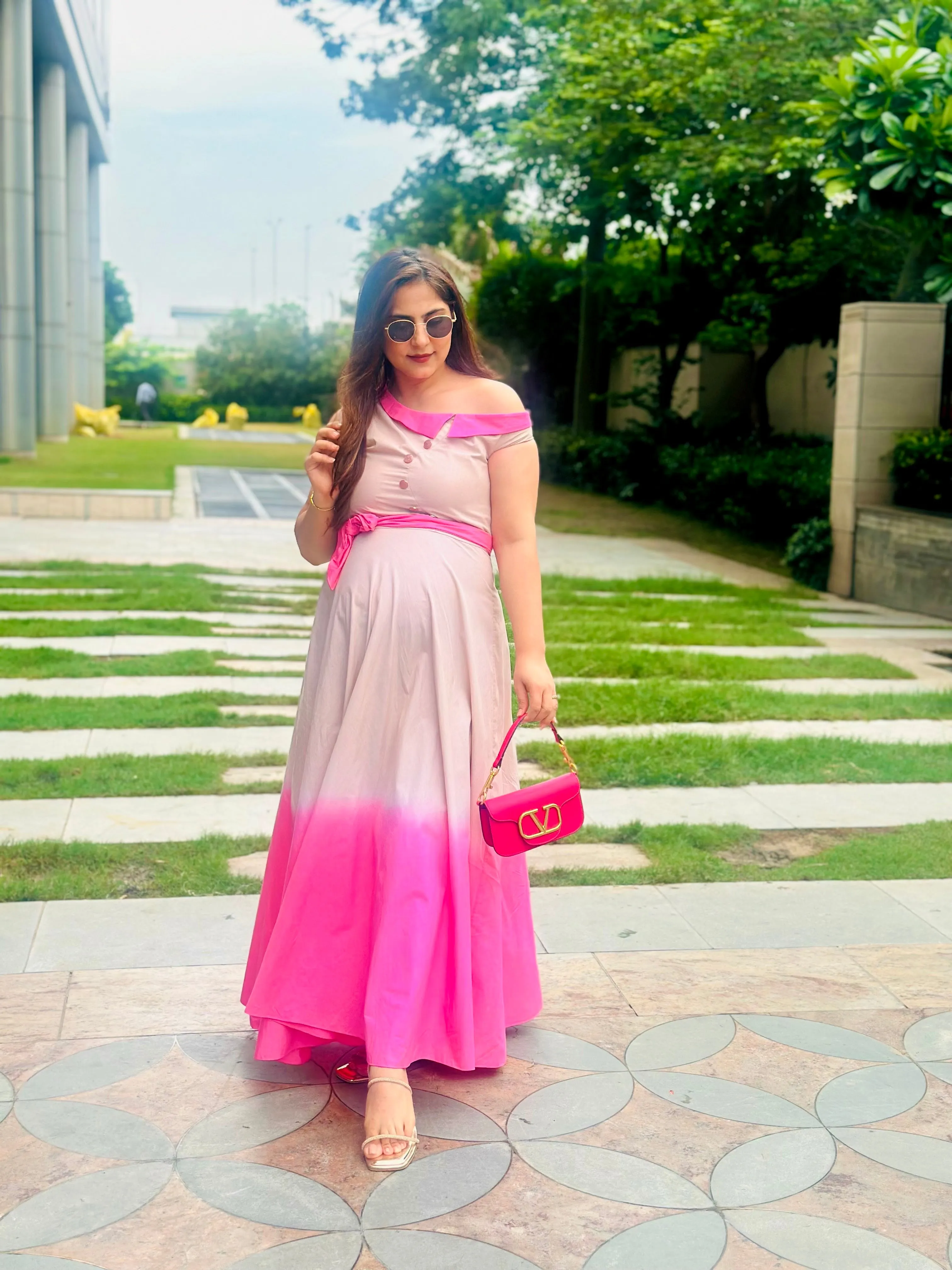 PINK OMBRE DRESS