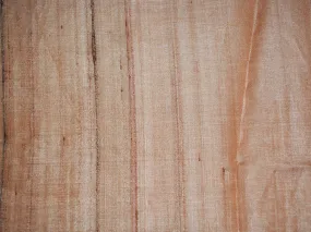 Precut  1 Metres Light Brown Tussar Silk Fabric