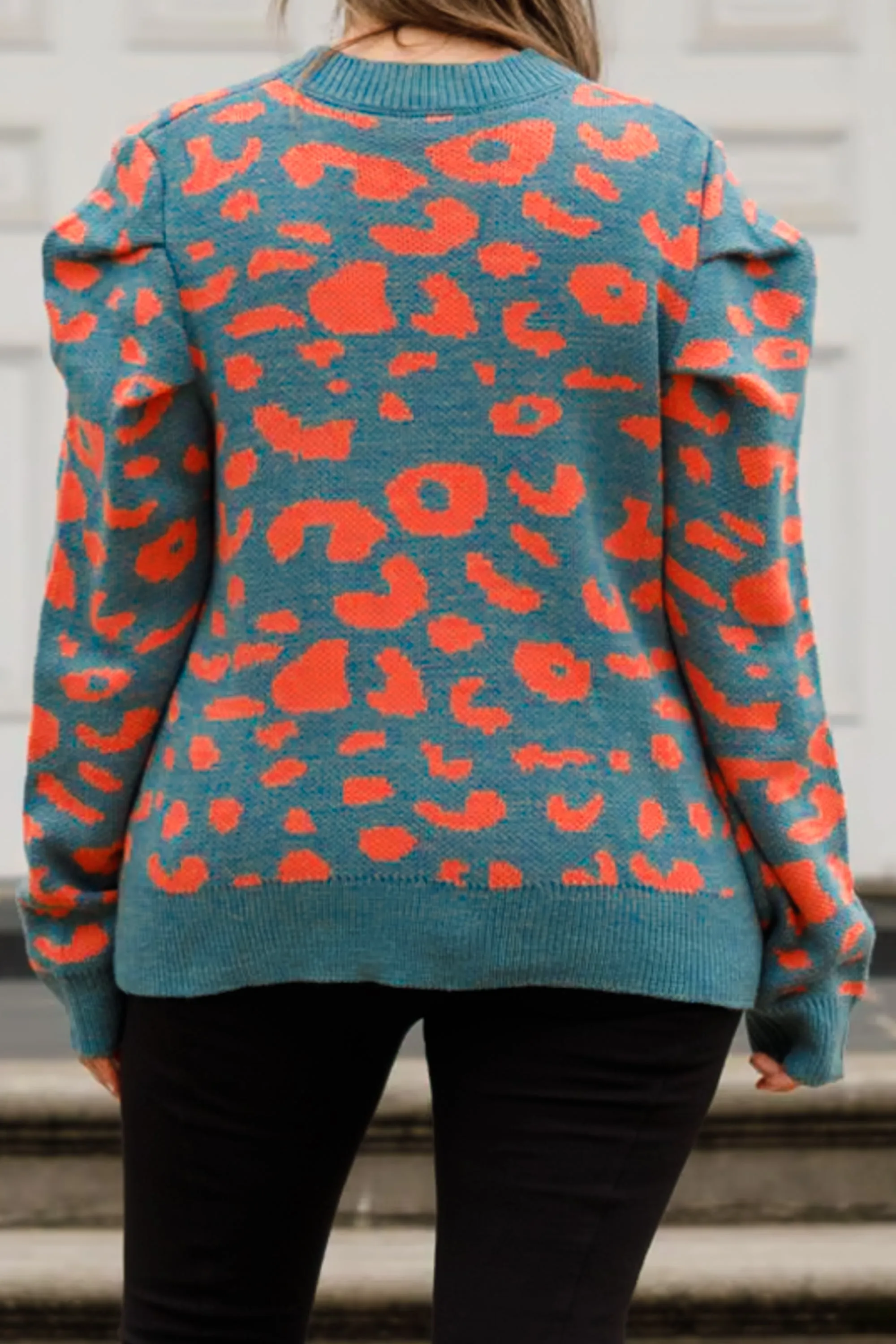 Safari Queen Sweater, Teal