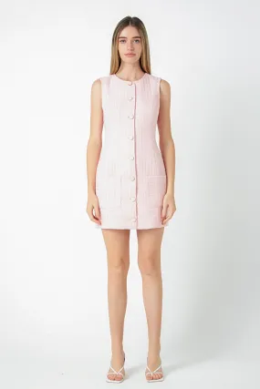 Sequin Novelty Sleeveless Mini Dress