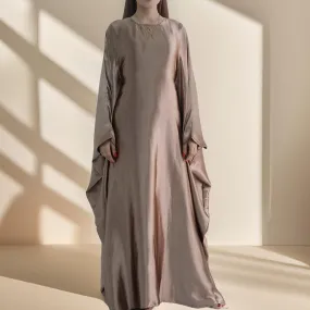 Shams Shimmering Satin Kaftan
