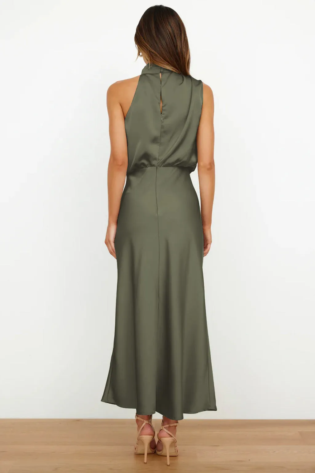 Sleeveless Satin Cocktail Dresses