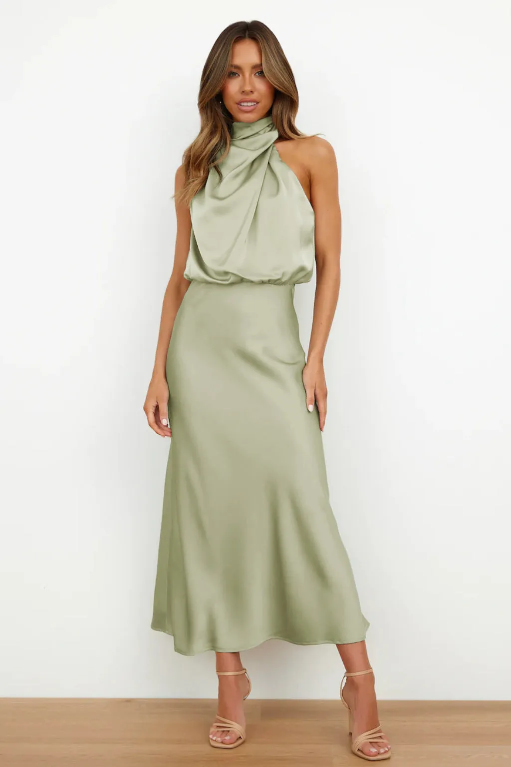 Sleeveless Satin Cocktail Dresses