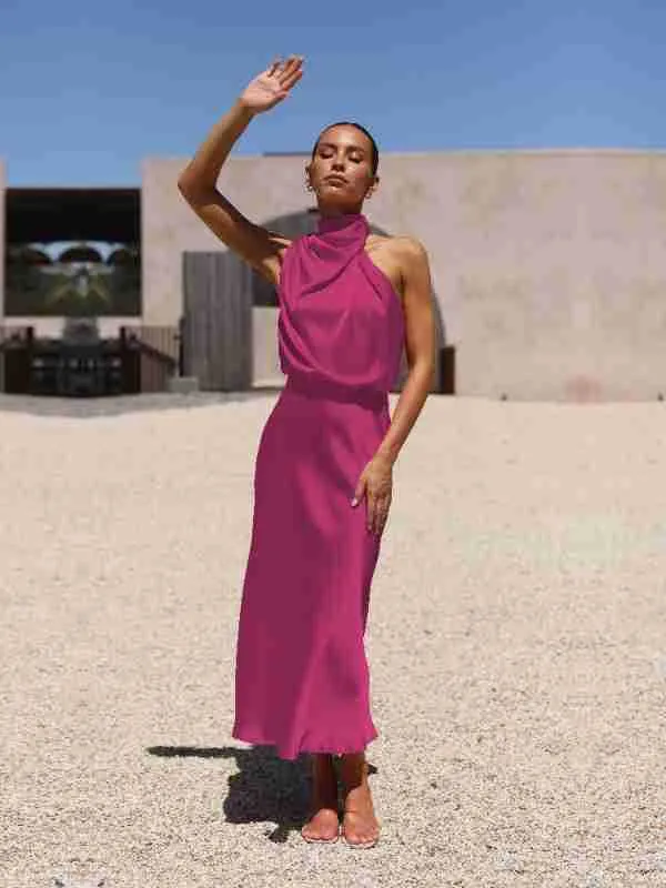 Sleeveless Satin Cocktail Dresses