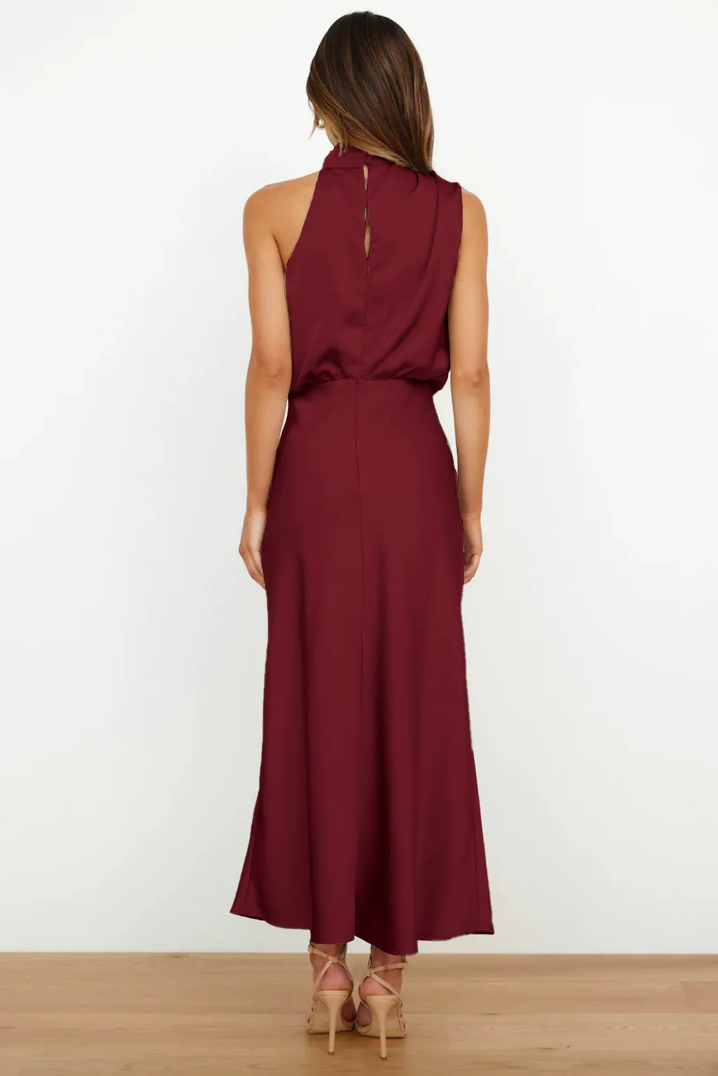 Sleeveless Satin Cocktail Dresses