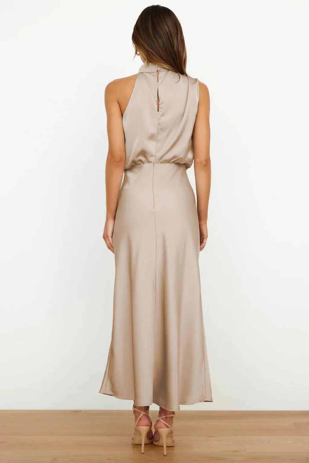 Sleeveless Satin Cocktail Dresses