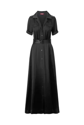 Staud millie dress black