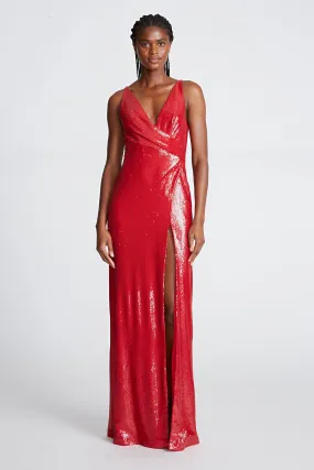 Whitney Gown In Sequins
