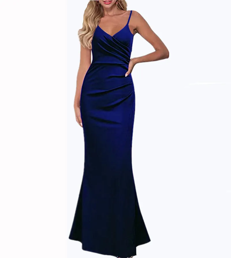 XAKXX  2025 evening dresses can be worn in all seasons, simple sleeveless suspender dresses, slim and slim, light and familiar Internet celebrity dresses